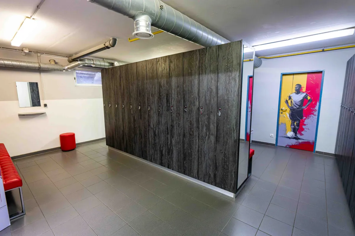 Modernisierte Garderoben in der Donaucity